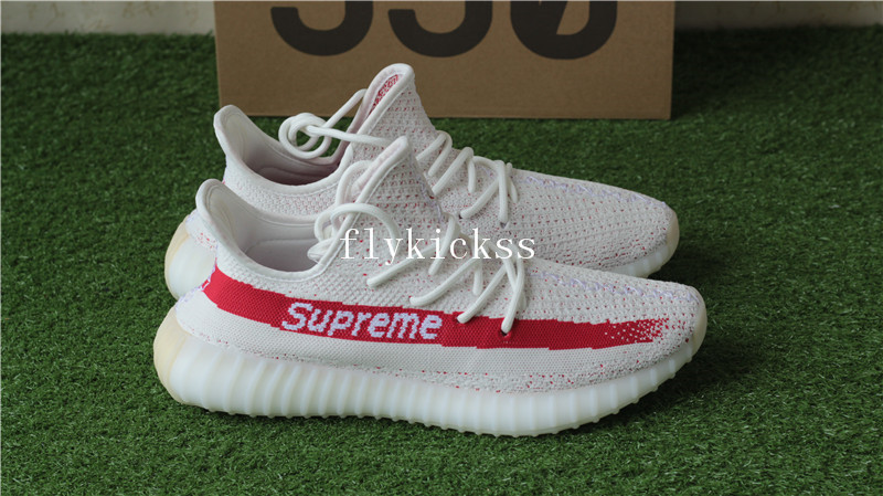 Supreme x Adidas Yeezy Boost 350 V2 White